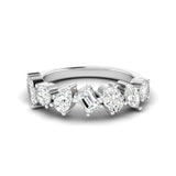 7 Stone Multi Shape Band