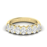 Seven Stone Oval Band