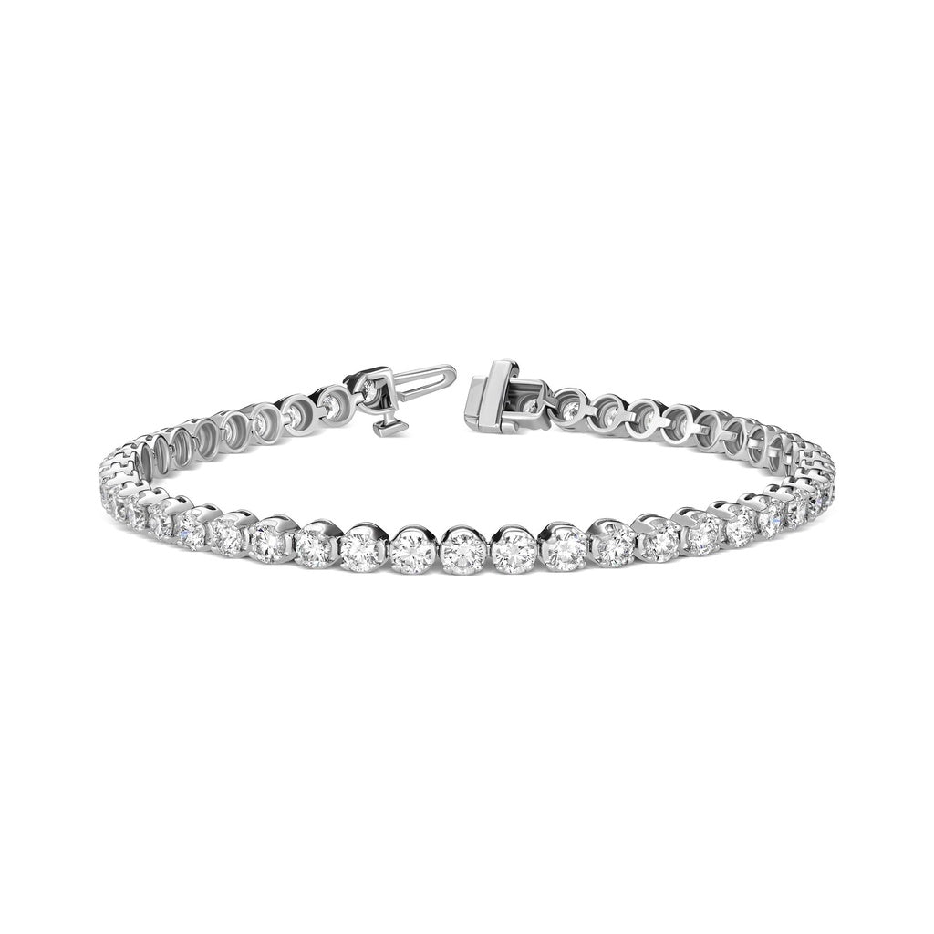 Round Basket Tennis Bracelet