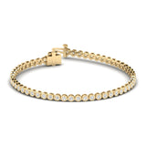 Round Bezel Tennis Bracelet
