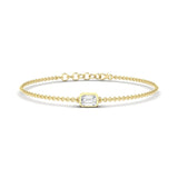 Emerald Bezel Bracelet