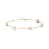Dainty Multi Shape Cluster Bracelet