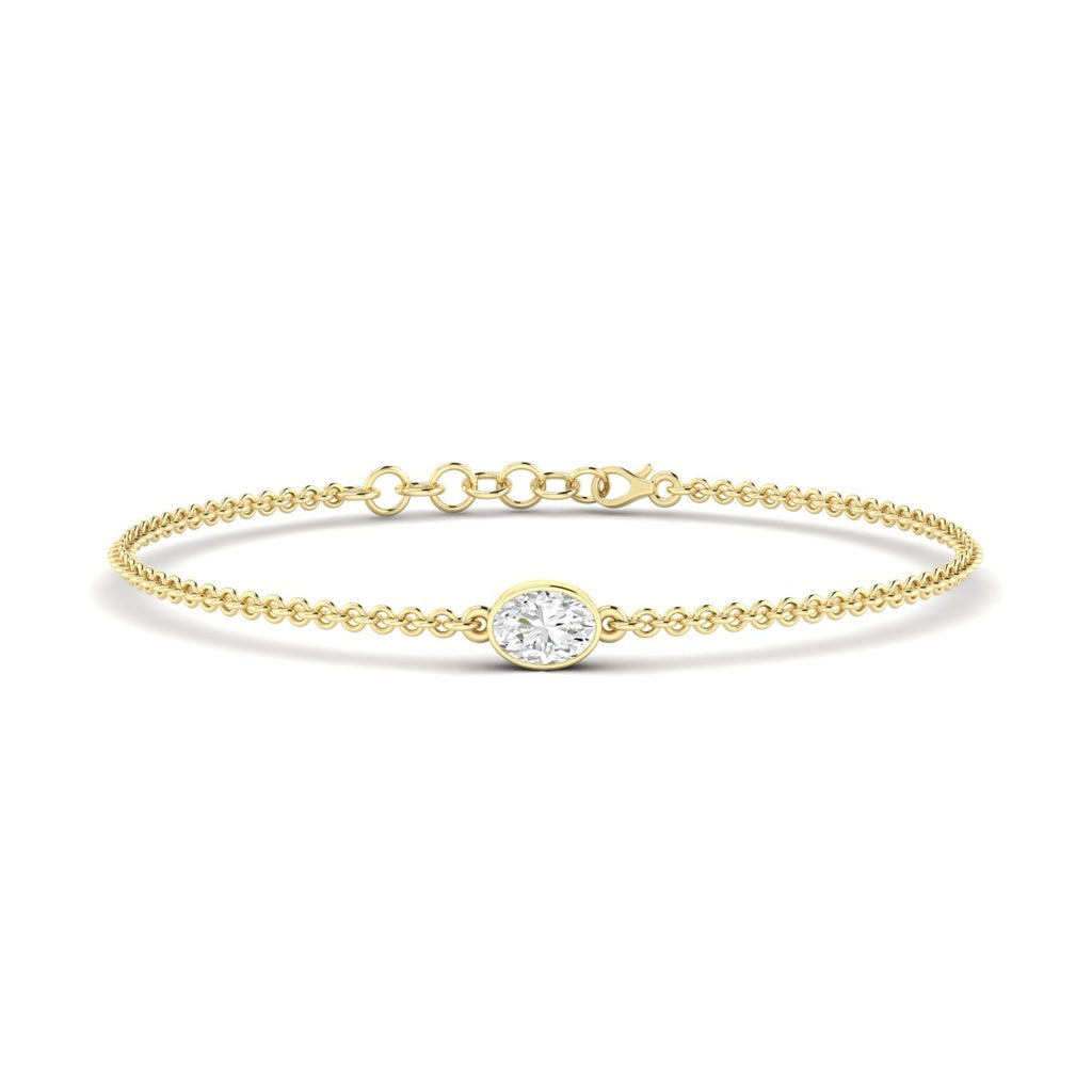 Oval Bezel Bracelet