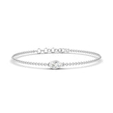 Pear Bezel Bracelet