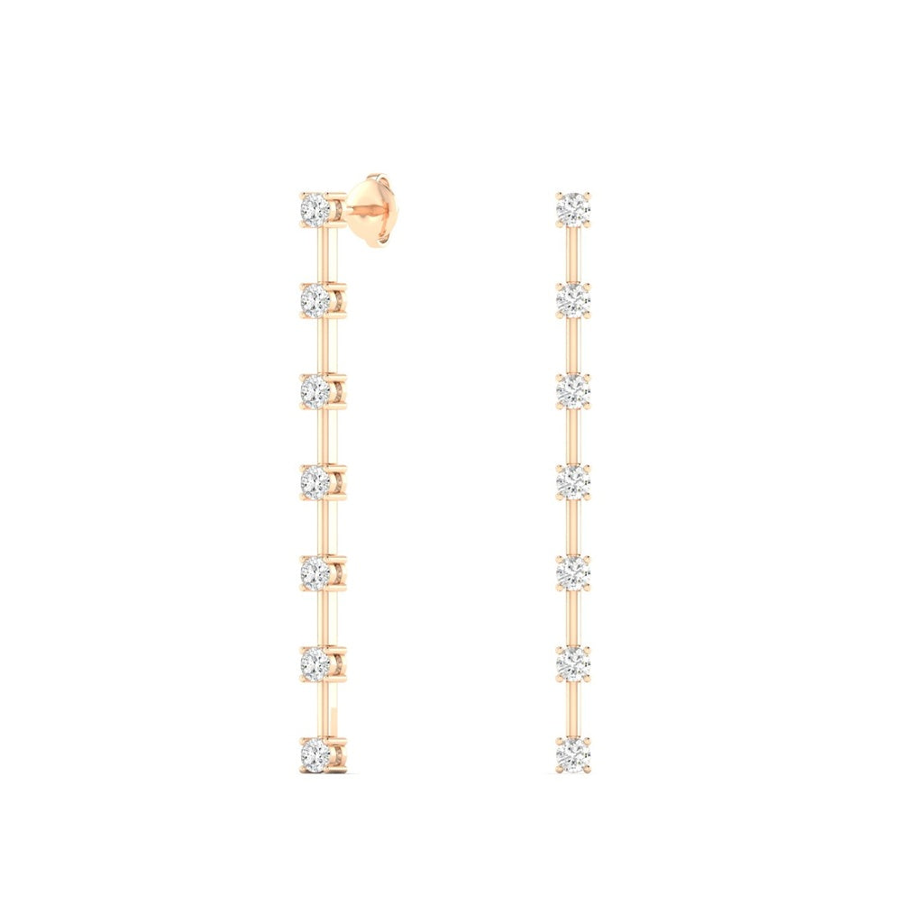Small Orbit Drop Earrings