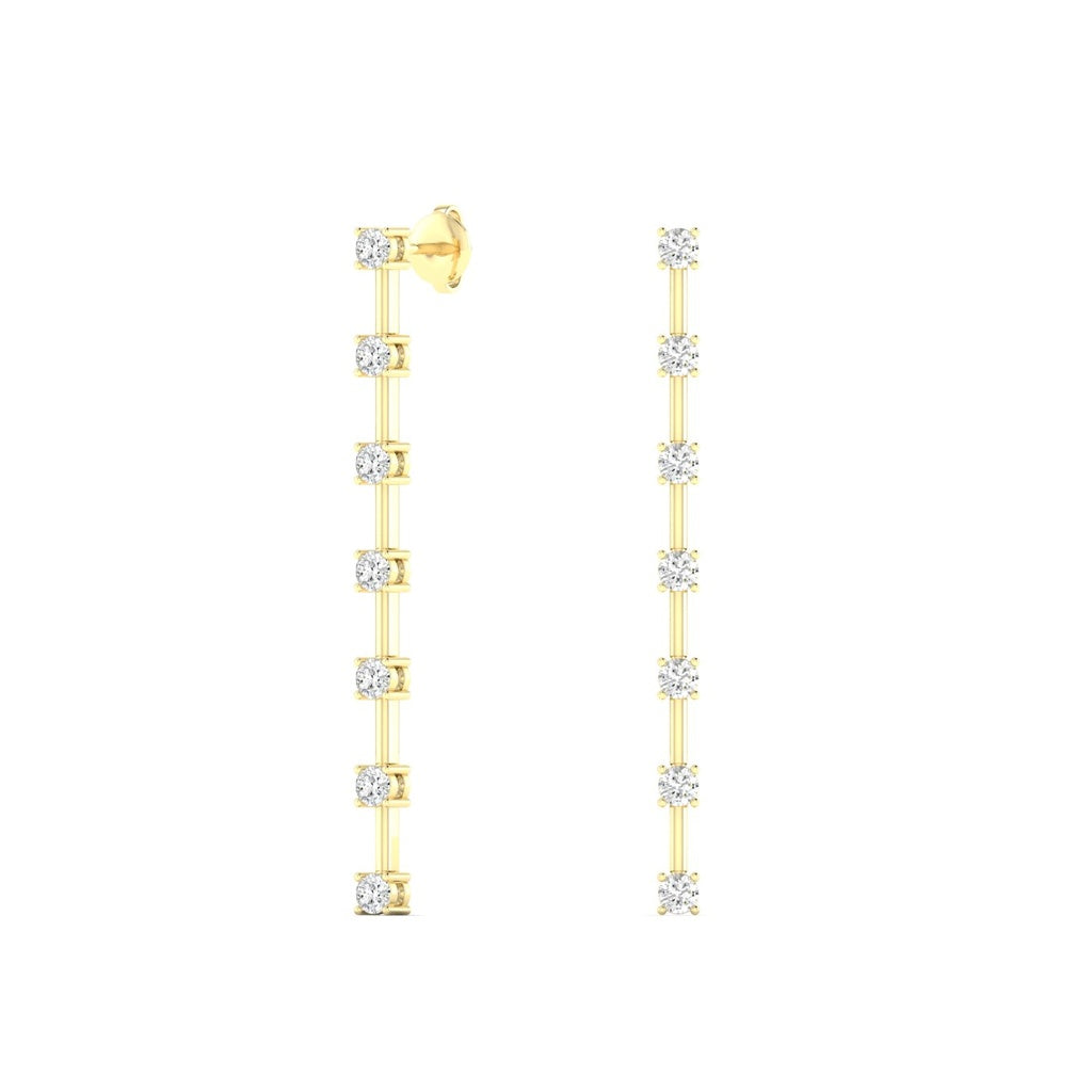 Small Orbit Drop Earrings