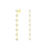 Small Orbit Drop Earrings