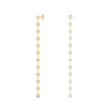 Long Orbit Drop Earrings