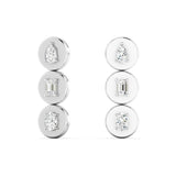 Disc Drop Earrings