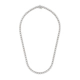 Round Basket Tennis Necklace