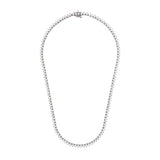 Three Prong Tennis Necklace