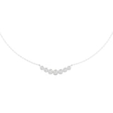 Graduated Bezel Bar Necklace
