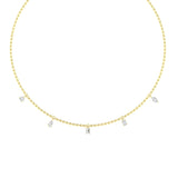Multi Shape Droplet Necklace