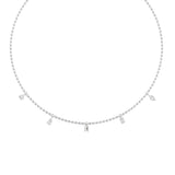 Multi Shape Droplet Necklace