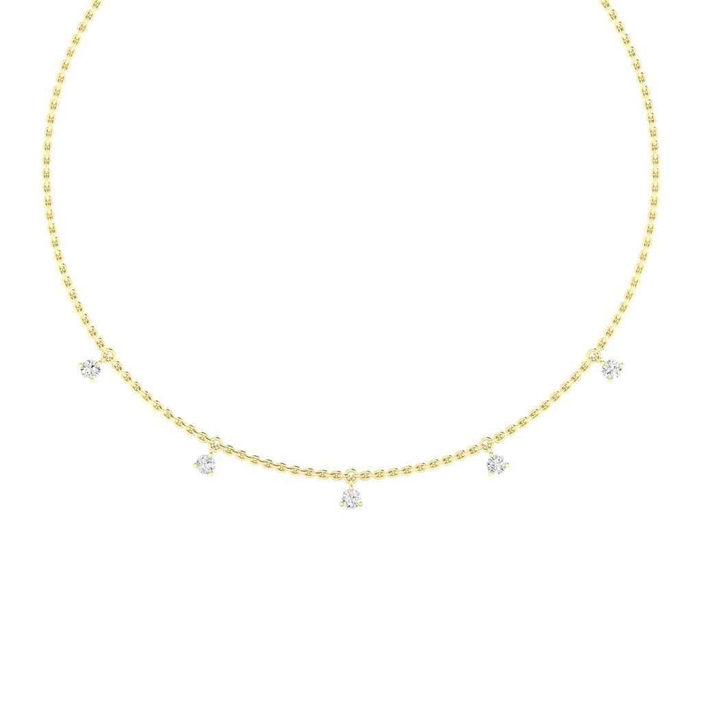 Round Droplet Necklace