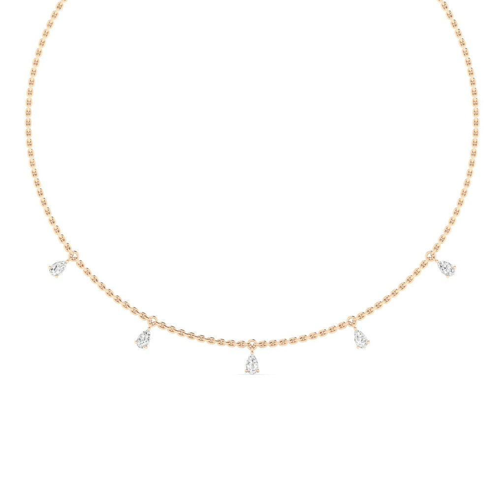 Pear Droplet Necklace