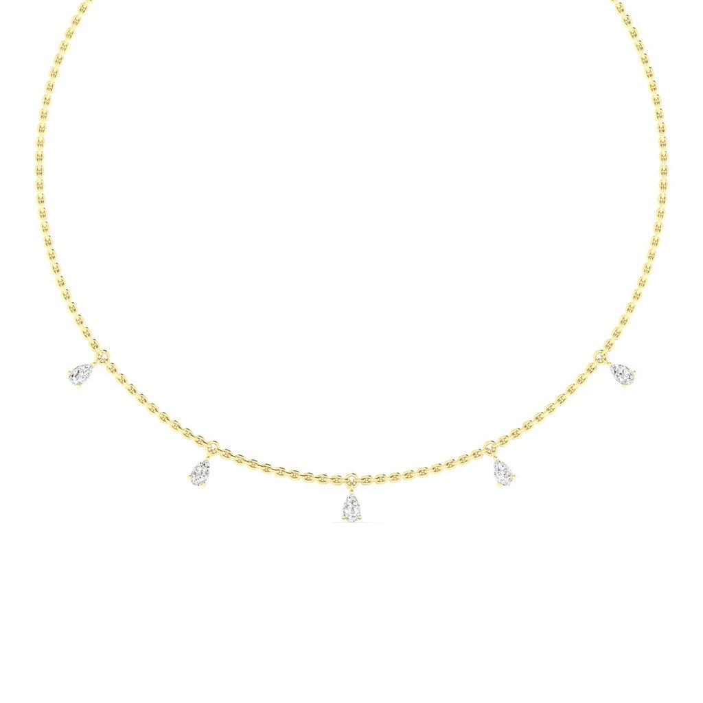 Pear Droplet Necklace