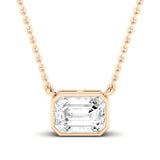 Emerald Bezel Pendant