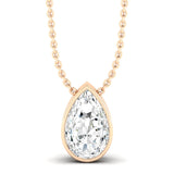 Pear Bezel Pendant