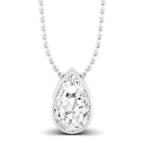 Pear Bezel Pendant