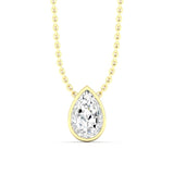 Pear Bezel Pendant