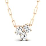 Multi Shape Cluster Necklace