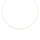 Orbit Half Tennis Necklace