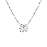 Round Solitaire Pendant