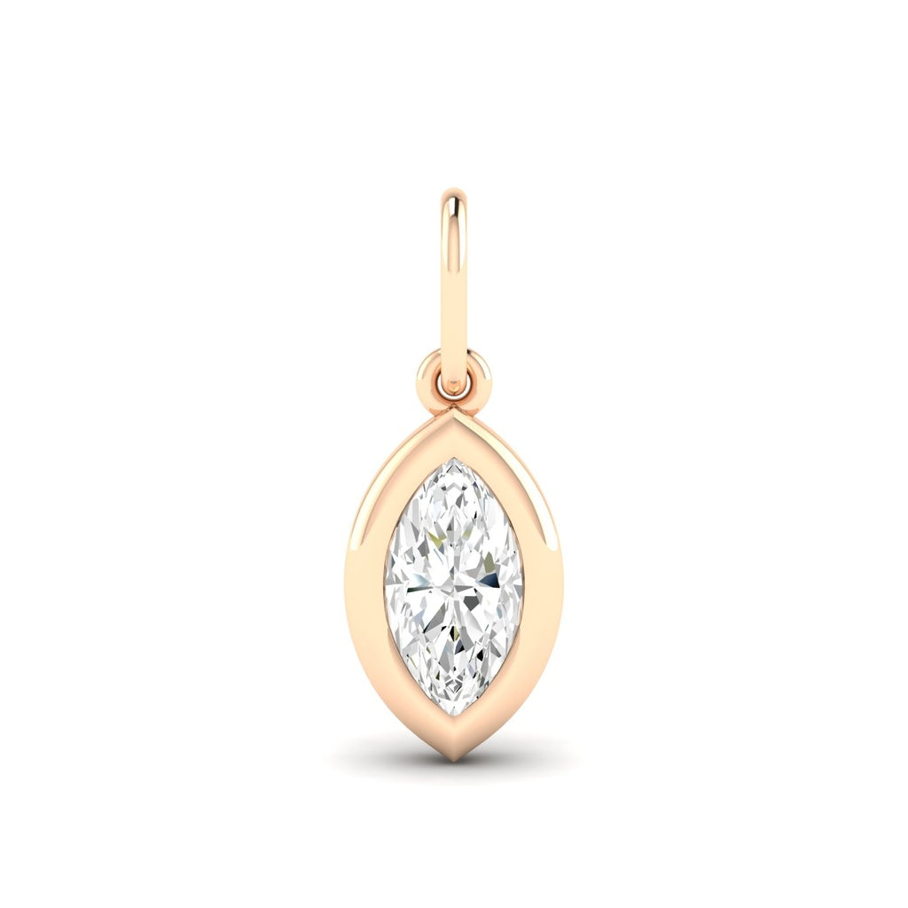 Marquise Domed Charm