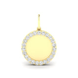 Diamond Medallion Charm