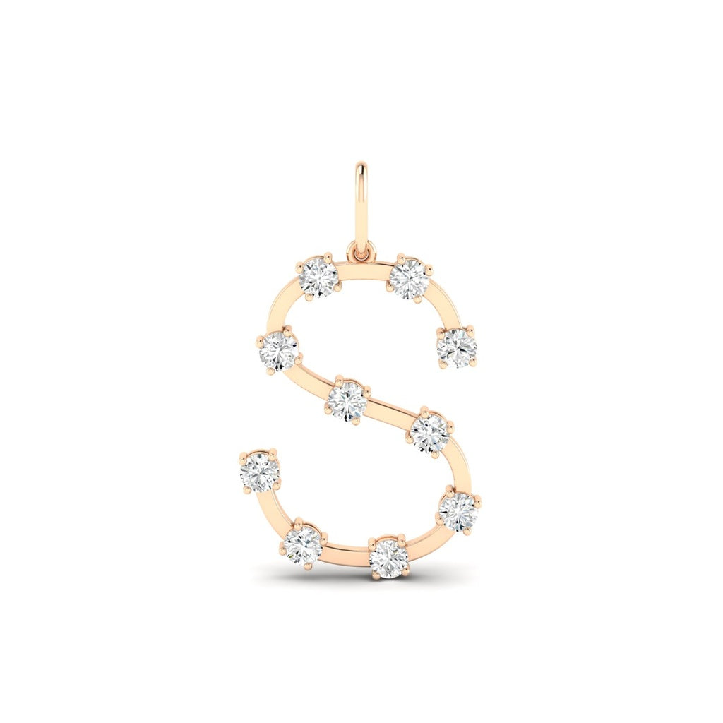 Orbit Letter "S" Charm