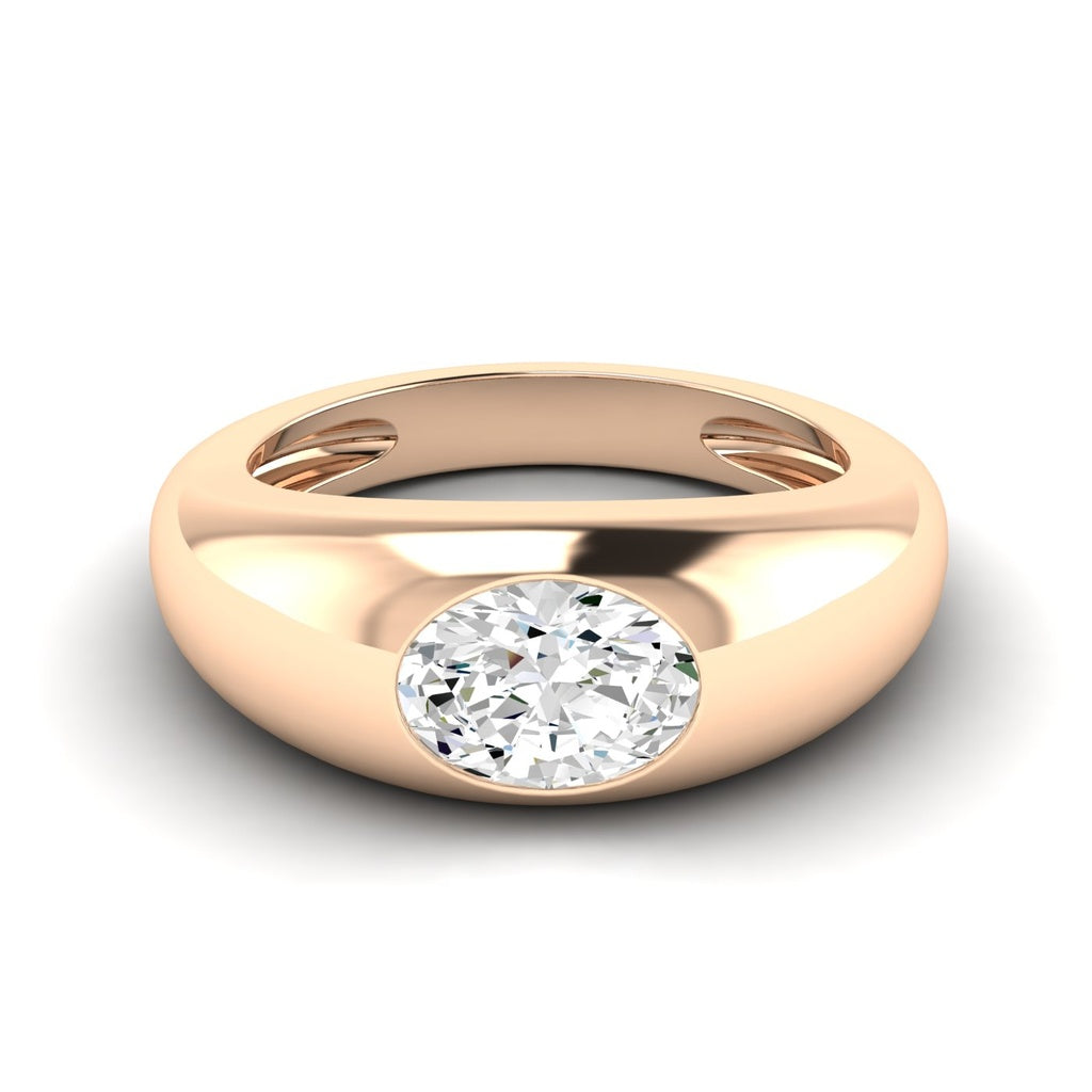 Oval Domed Ring