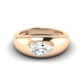 Pear Domed Ring