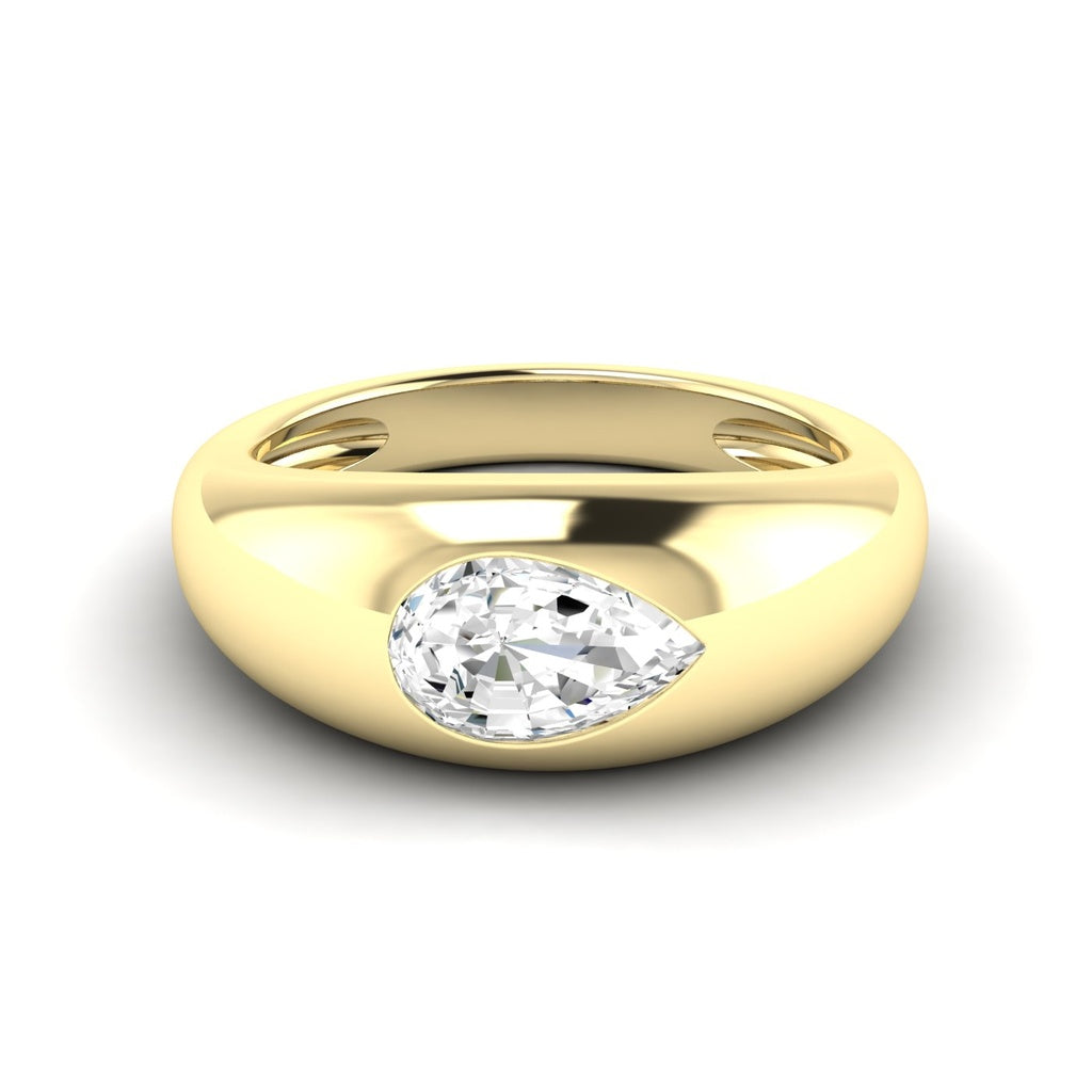 Pear Domed Ring