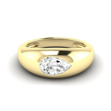 Pear Domed Ring