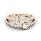 Orbit Two Stone Ring