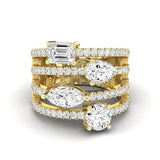Multi Shape Statement Ring
